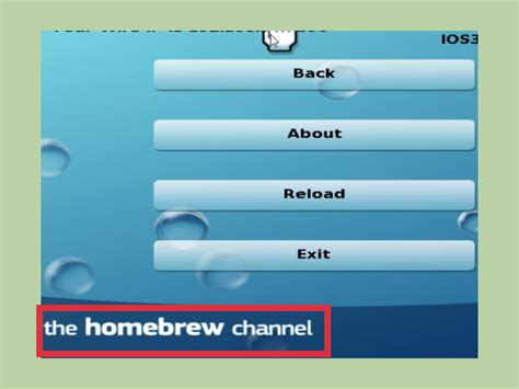 can't install homebrew channel.